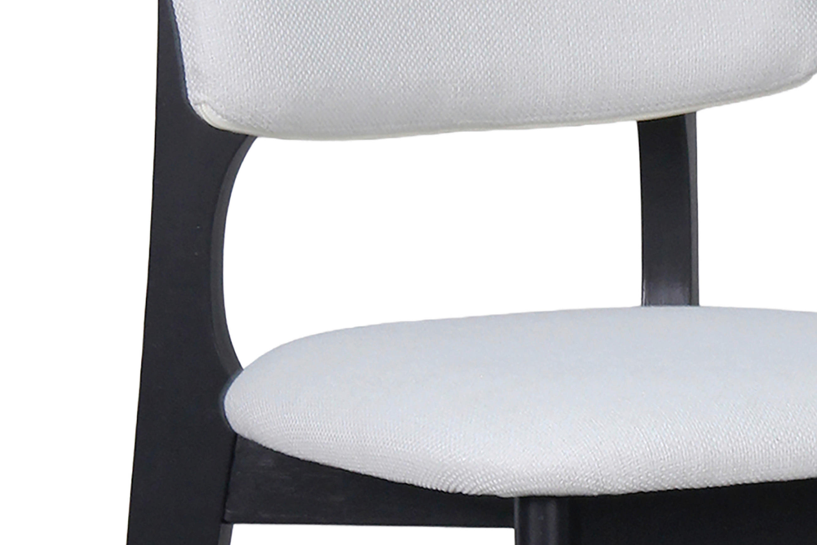 Thumbnail - Mid.you Stuhl-Set, Schwarz, Beige, Holz, Textil, Kautschukholz, massiv, eckig, 48x87x54 cm, FSC Mix, Stoffauswahl, Esszi...