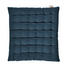 Sitzkissen Dunkelblau 40/40/3 cm - Dunkelblau, Basics, Textil (40/40/3cm) - LINUM