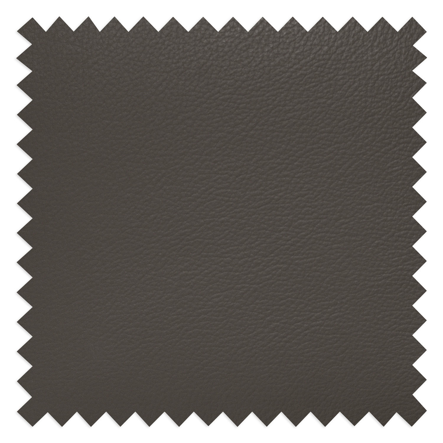 HOCKER Echtleder Dunkelbraun  - Dunkelbraun/Silberfarben, Design, Leder/Metall (62/42/60cm) - Livetastic