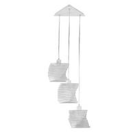 ZÁVĚSNÉ SVÍTIDLO, 44/120 cm  - bílá, Design, kov (44/120cm)