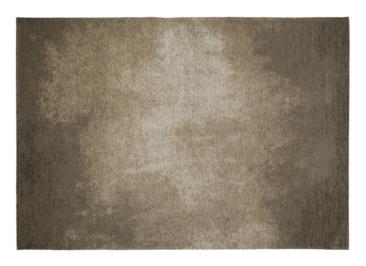 FLACHWEBETEPPICH 68/130 cm Lykaris Dunkelgrau, Dunkelbraun  - Dunkelgrau/Dunkelbraun, Design, Kunststoff/Textil (68/130cm) - Novel