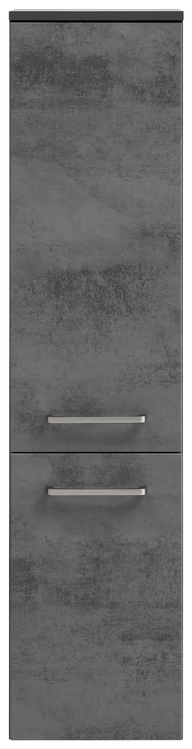 MIDISCHRANK 30/130/35 cm  - Dunkelgrau/Anthrazit, KONVENTIONELL, Holzwerkstoff (30/130/35cm) - Xora