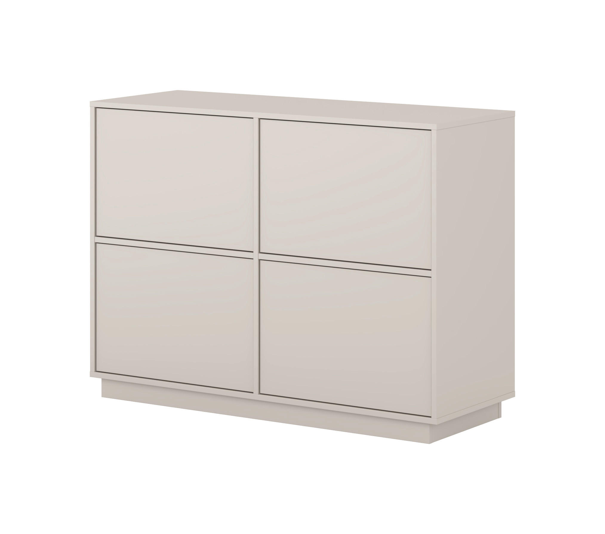 SIDEBOARD Japandi 111/82,5/41,5 cm  - Kaschmir, Design, Holzwerkstoff (111/82,5/41,5cm) - MID.YOU