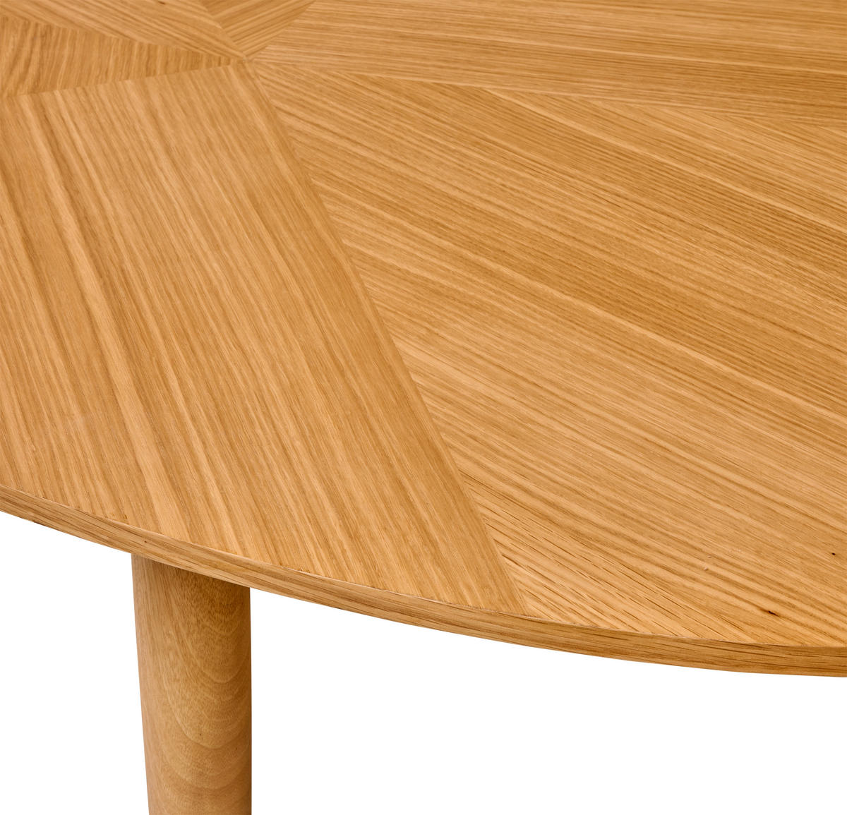 ESSTISCH 180/90/76 cm Echtholz, Nachbildung  Holz, Holzwerkstoff oval Eichefarben  - Eichefarben, MODERN, Holz/Holzwerkstoff (180/90/76cm) - Livetastic