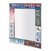 WANDSPIEGEL 61/81/5 cm    in rechteckig  - Edelstahlfarben/Multicolor, Design, Metall (61/81/5cm) - Carryhome