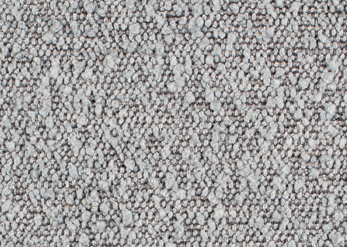 ECKSOFA Taupe Bouclé  - Taupe/Schwarz, Design, Textil/Metall (277/182cm) - Stylife