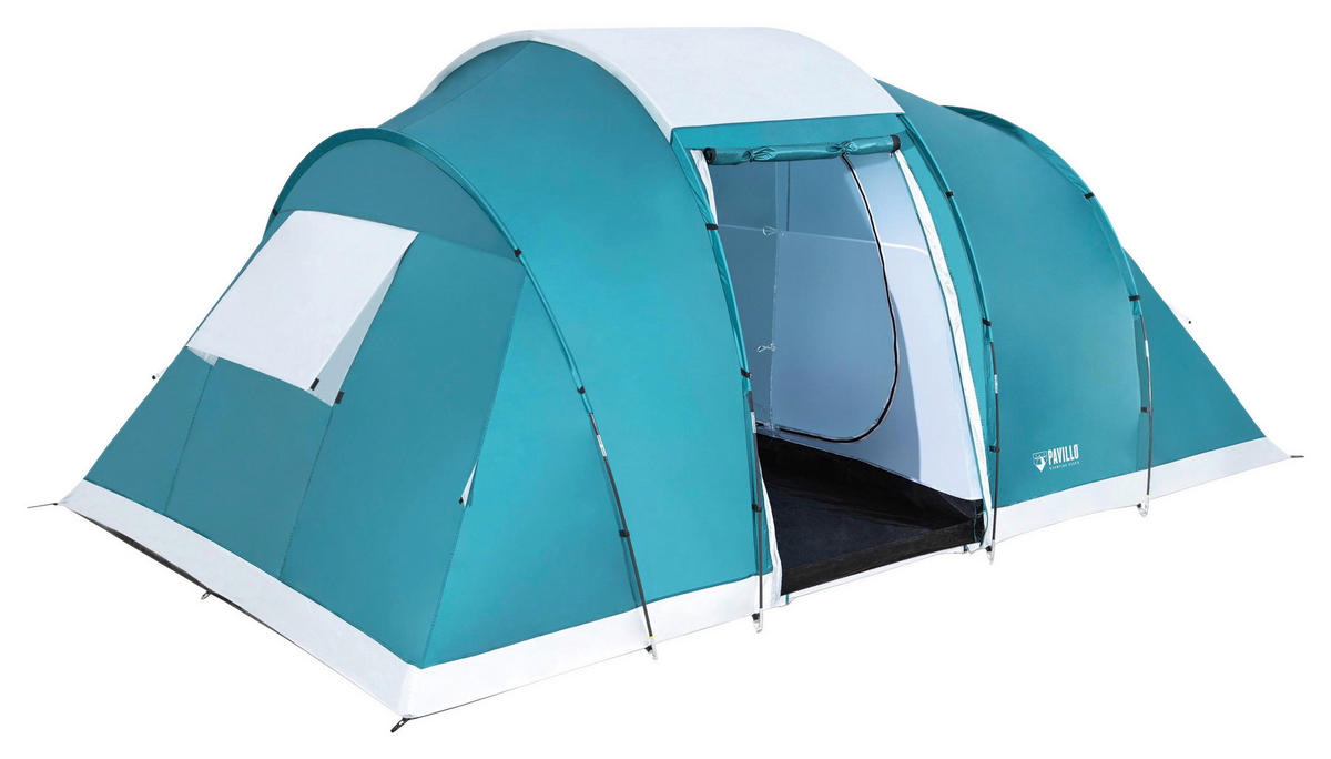 ZELT PAVILLO 68094 - Weiß/Hellblau, KONVENTIONELL, Glas/Kunststoff (490/280/200cm) - Bestway