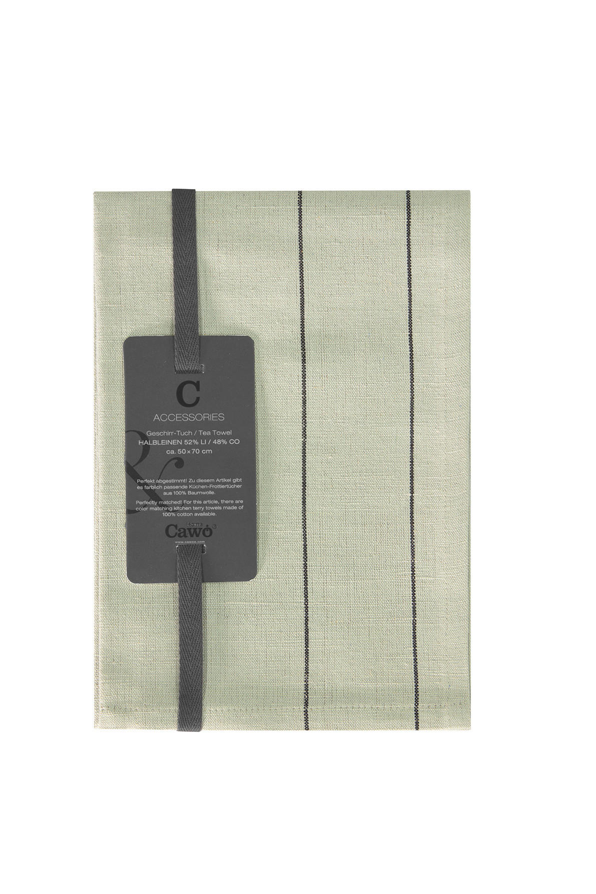 GESCHIRRTUCH Grün  - Grün, Basics, Textil (50/70cm) - Cawoe