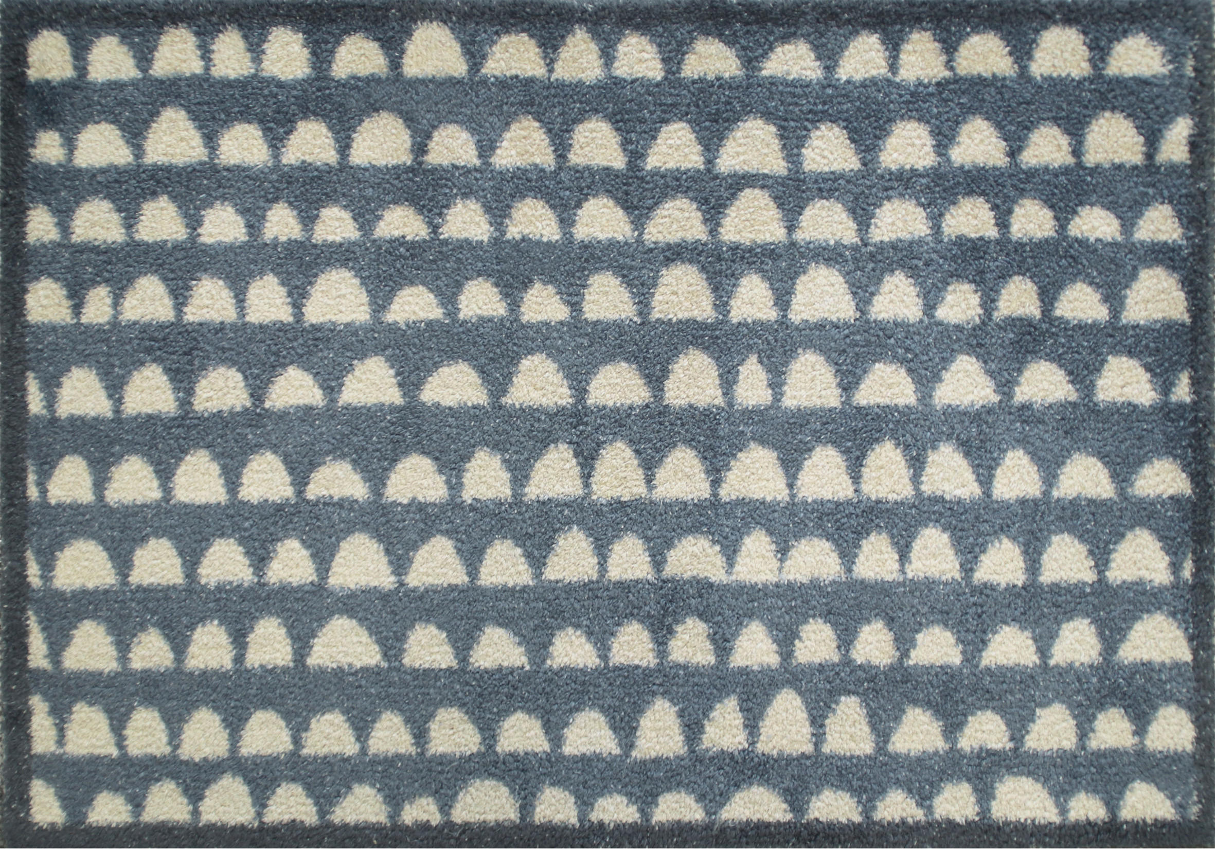 FUßMATTE  60/85 cm  Blau  - Blau, Design, Kunststoff/Textil (60/85cm) - wash+dry