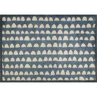 FUßMATTE  60/85 cm  Blau  - Blau, Design, Kunststoff/Textil (60/85cm) - wash+dry