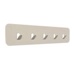 HAKENLEISTE  in Creme  - Creme, Design, Metall (50/10/3cm) - Xora