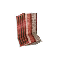 SESSELAUFLAGENSET Graphik  - Rot/Schwarz, Basics, Textil (50/6/120cm)