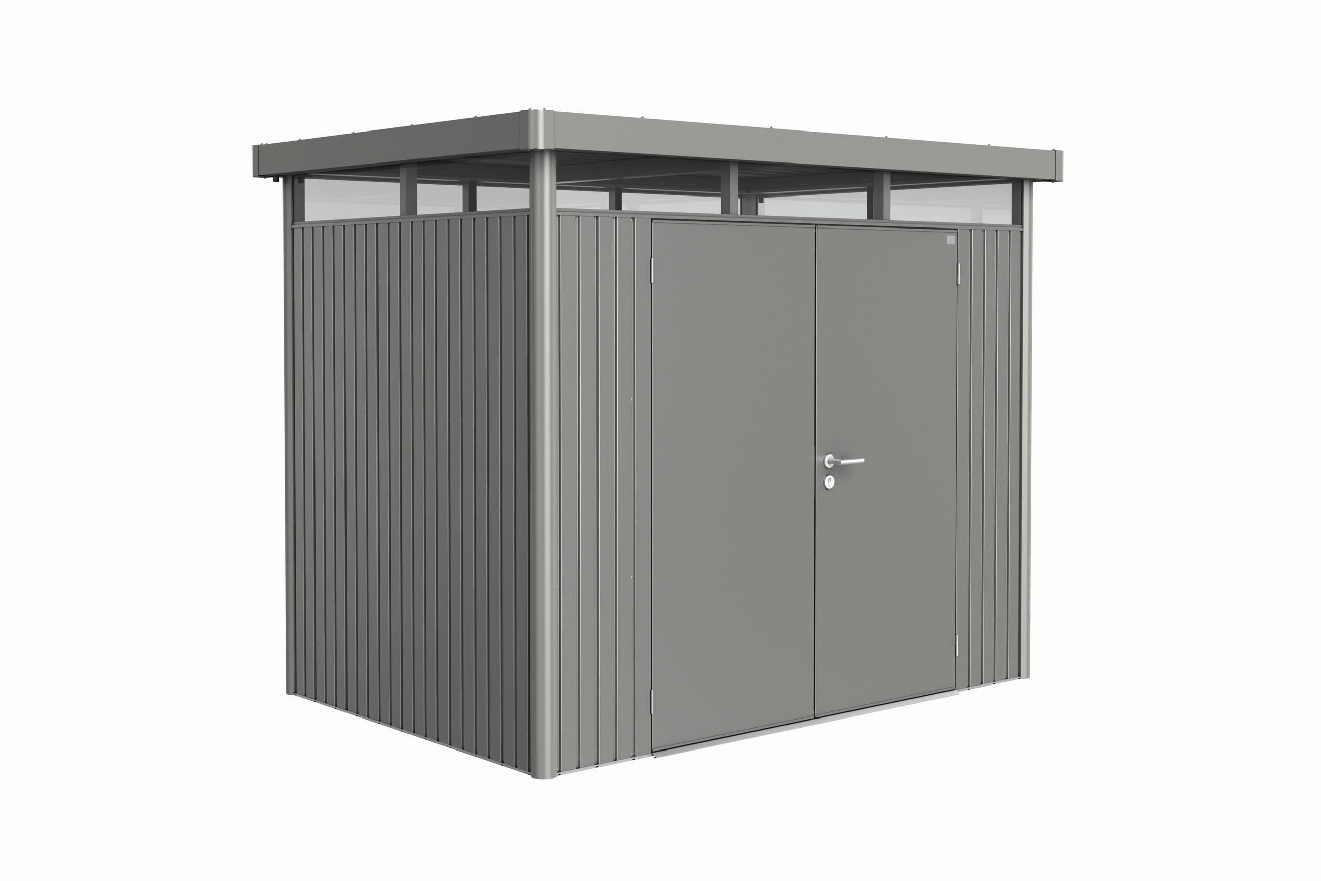 GERÄTESCHRANK 275/222/195 cm  - Grau, Design, Metall (275/222/195cm) - Biohort