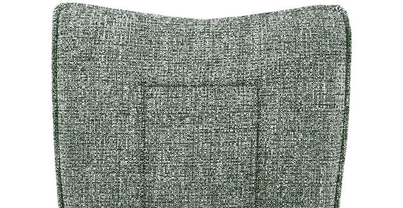 ARMLEHNSTUHL , Sitzfläche 360° drehbar , Webstoff  - Schwarz/Grün, Design, Textil/Metall (60/89/66cm) - Carryhome