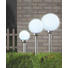 Solarleuchten 3er Set - Silberfarben/Weiß, Design, Kunststoff (15cm) - Boxxx