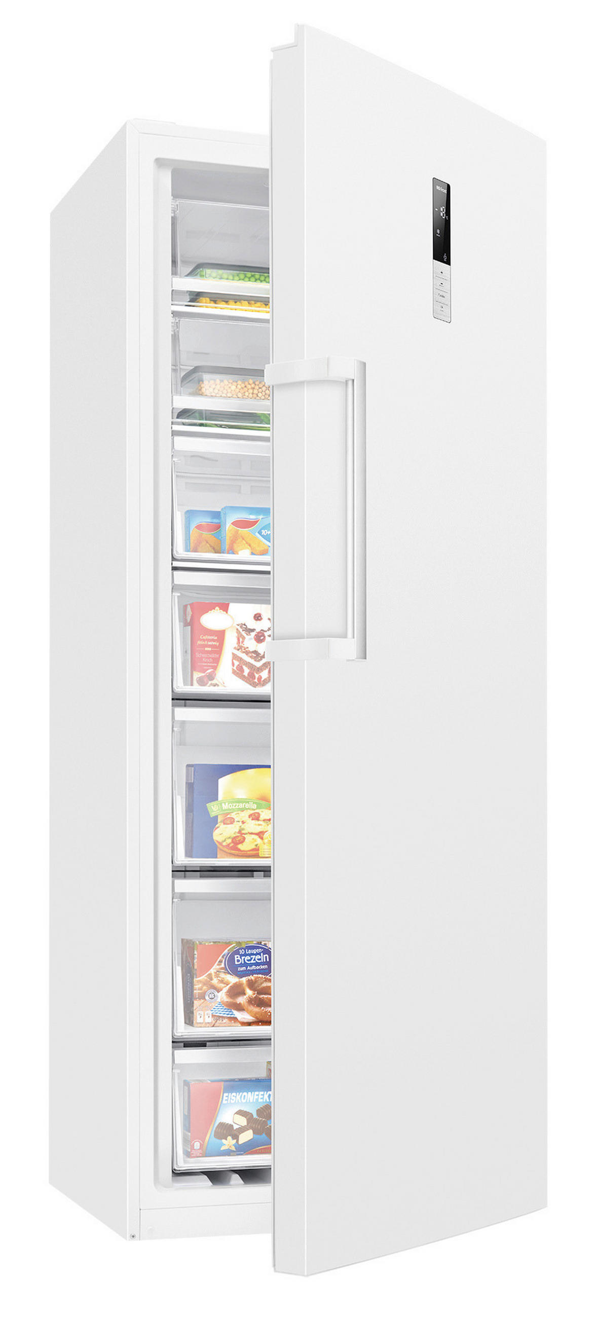 GEFRIERSCHRANK GSVS 7365  - Weiß, Trend, Metall (71.0/185.5/70.5cm) - Bomann