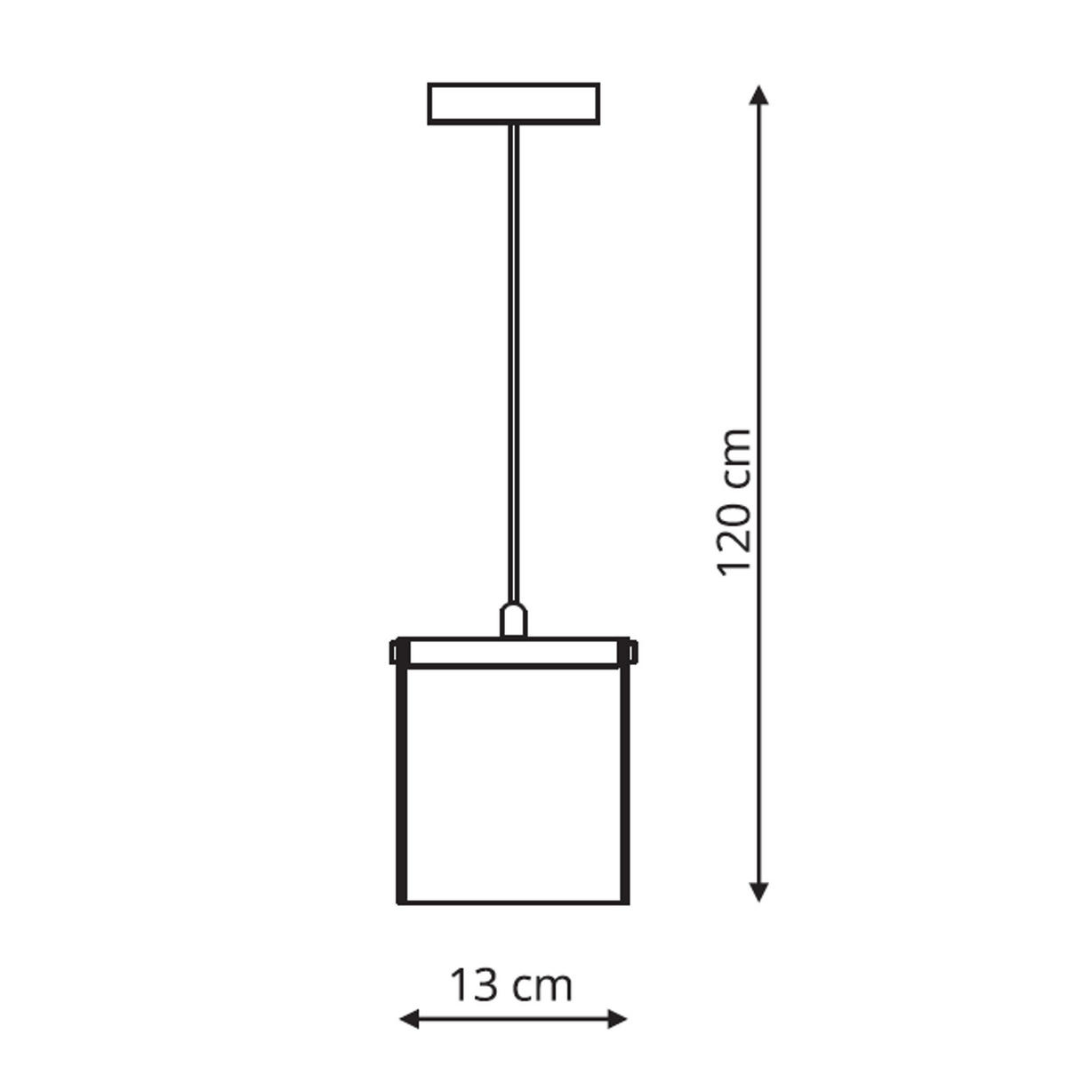 HÄNGELEUCHTE    - Transparent, Design, Glas (120/13/13cm)