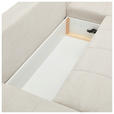 WOHNLANDSCHAFT in Cord Naturfarben  - Chromfarben/Naturfarben, KONVENTIONELL, Kunststoff/Textil (180/376/180cm) - Carryhome
