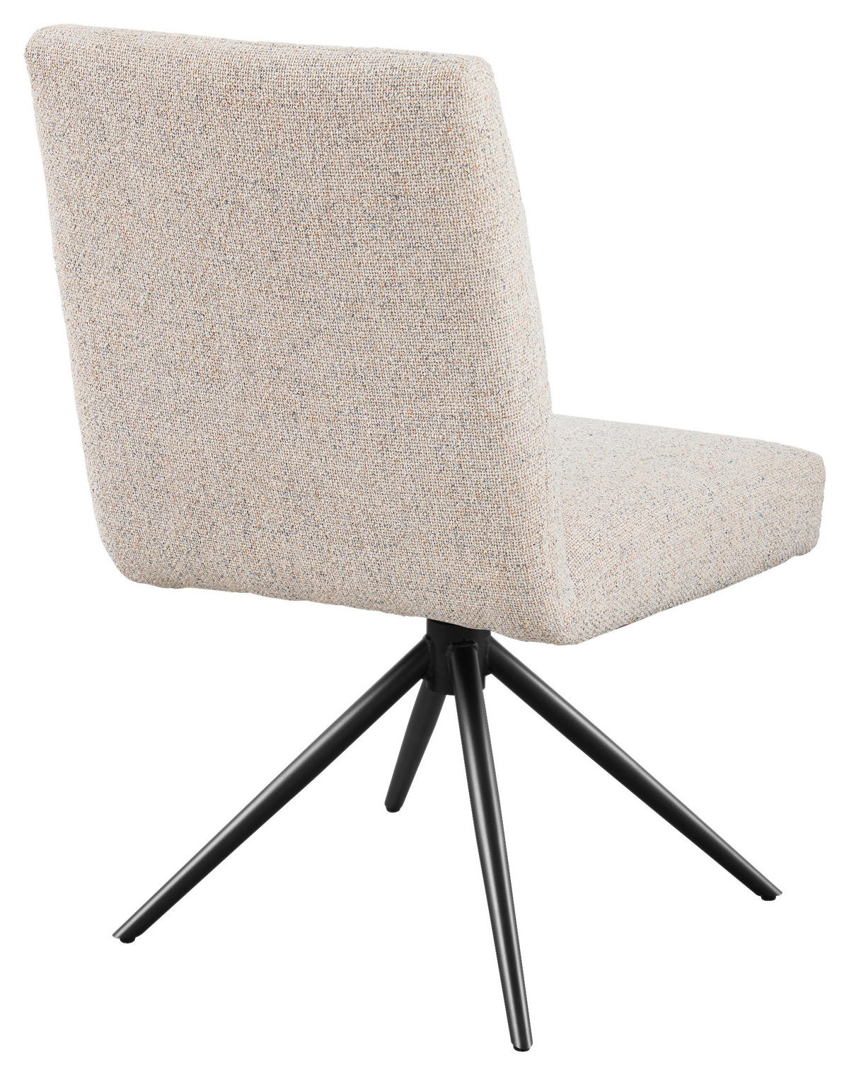STUHL - Beige/Schwarz, Design, Textil/Metall (51,5/92,5/65cm) - SetOne by Musterring