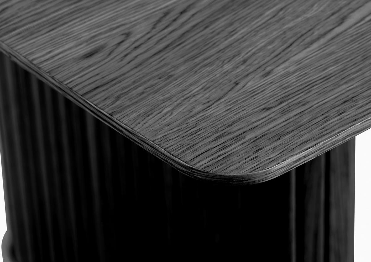 MATBORD i trämaterial, trä 190/100/75 cm   - svart, Trend, trämaterial/trä (190/100/75cm) - home24