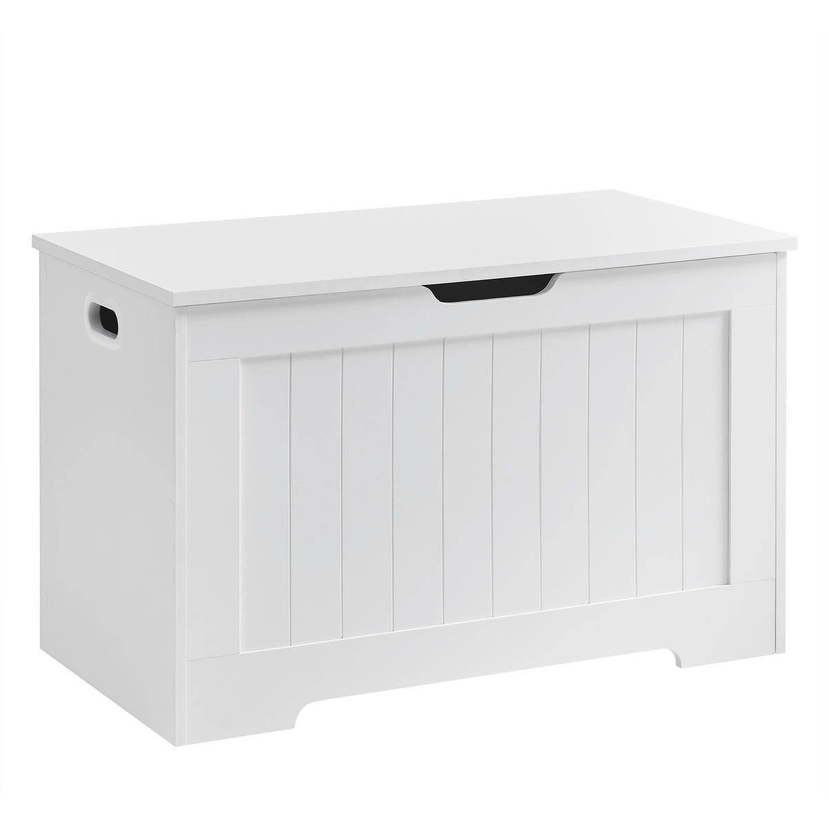 TRUHE in 76/48/40 cm  - Weiß, Trend, Holzwerkstoff (76/48/40cm) - Boxxx