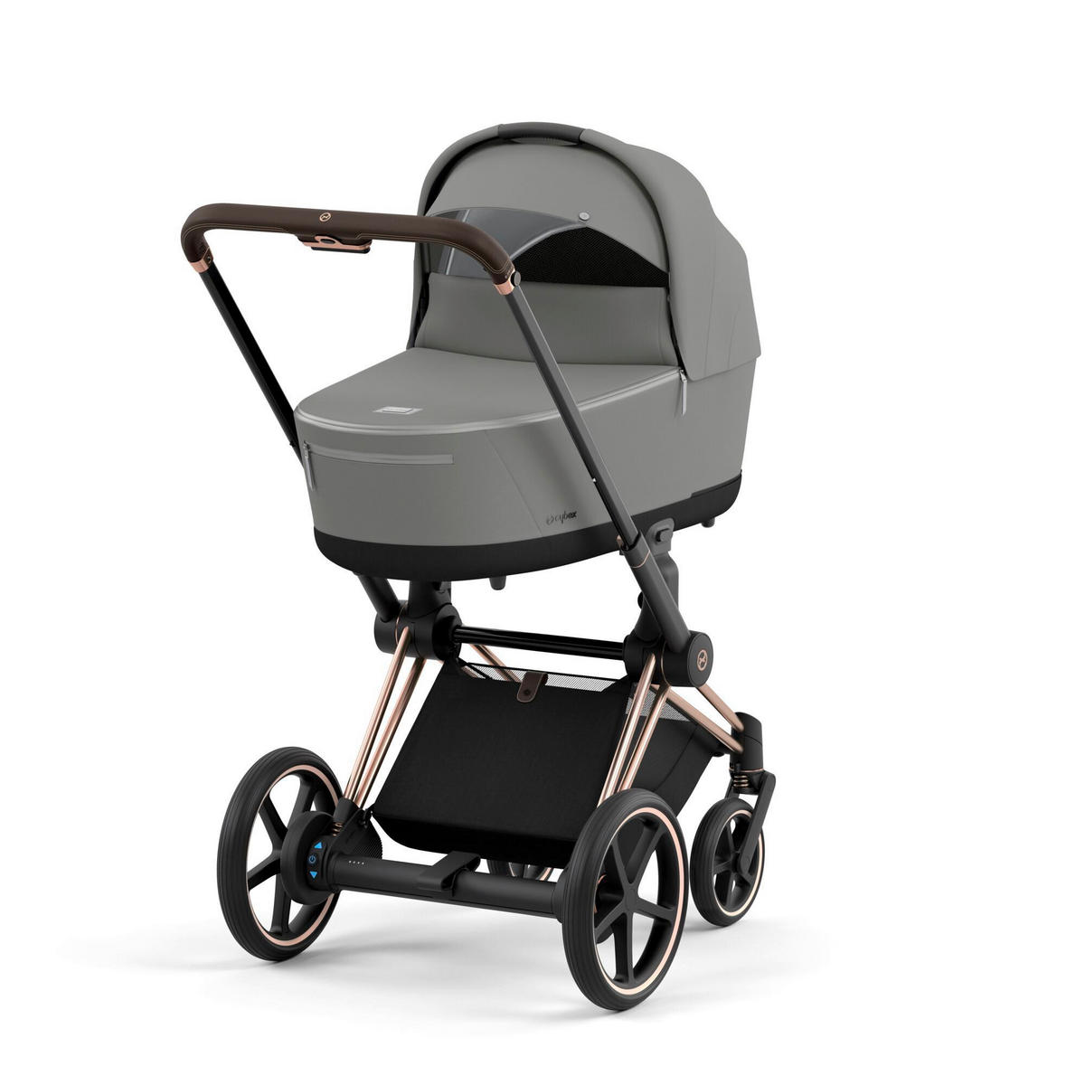 POSTOLJE DJEČJIH KOLICA  ePriam  - ružičasto zlatna, Basics, metal (59/117/95cm) - Cybex