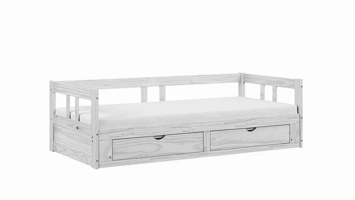 AUSZIEHBETT 90/200 cm  in Naturfarben  - Naturfarben, MODERN, Holz/Holzwerkstoff (90/200cm) - MID.YOU