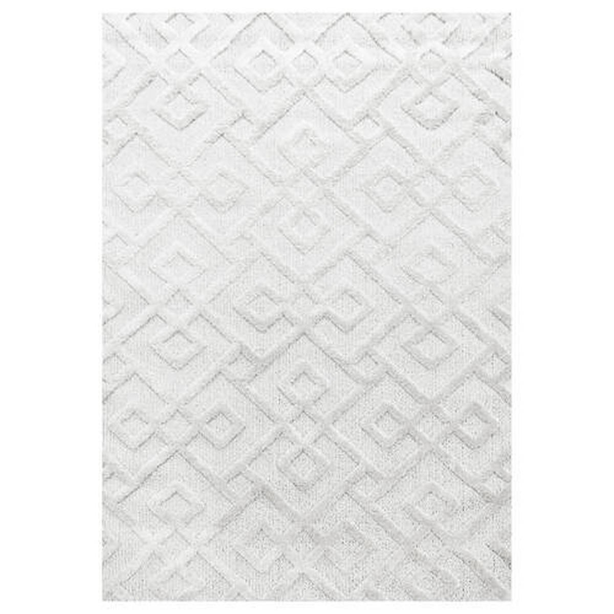 VÄVD MATTA 120/170 cm Pisa 4708 cream  - cremefärgad, Klassisk, textil (120/170cm)