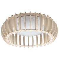 LED-DECKENLEUCHTE  40/14 cm    - Weiss/Naturfarben, Design, Kunststoff (40/14cm) - P & B