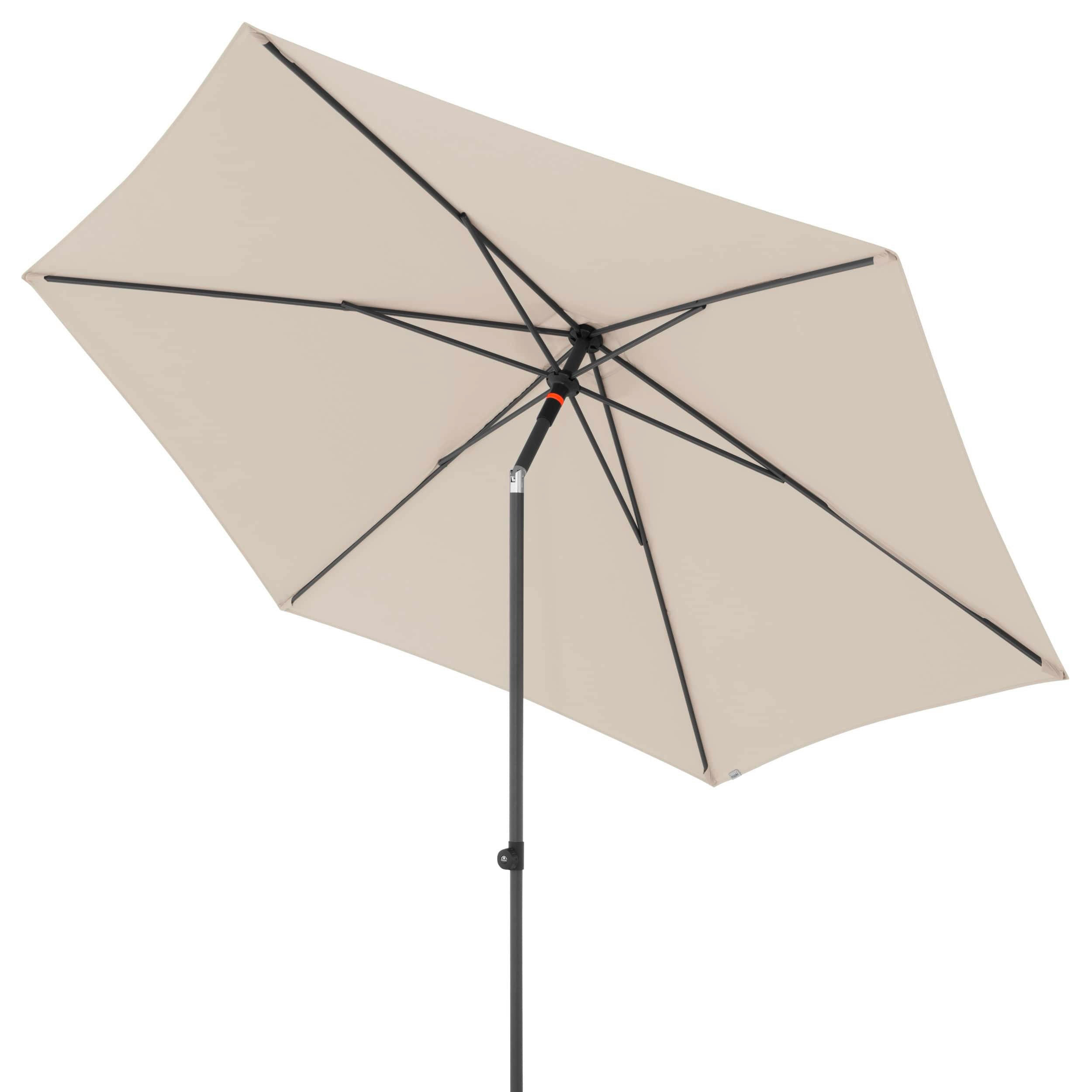 NAPERNYŐ  300/300 cm  - natúr színű/antracit, Basics, textil/fém (300/300cm)