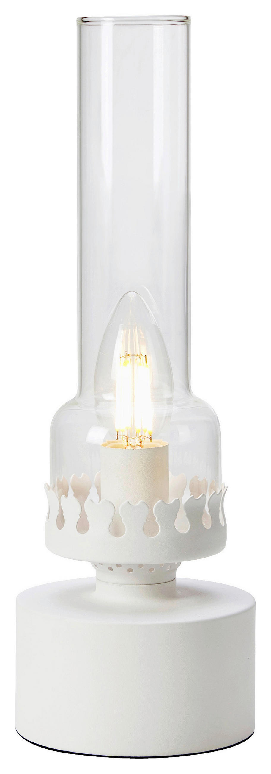 TISCHLEUCHTE - Klar/Weiß, Basics (10.5/31/10.5cm) - Markslöjd