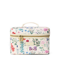 KOSMETICKÝ KUFŘÍK  - pískové barvy, Basics, textil (17/25cm) - Essenza