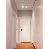 DECKENLEUCHTE Merril 40/40/26 cm   - Zinkfarben, Design, Metall (40/40/26cm) - Globo