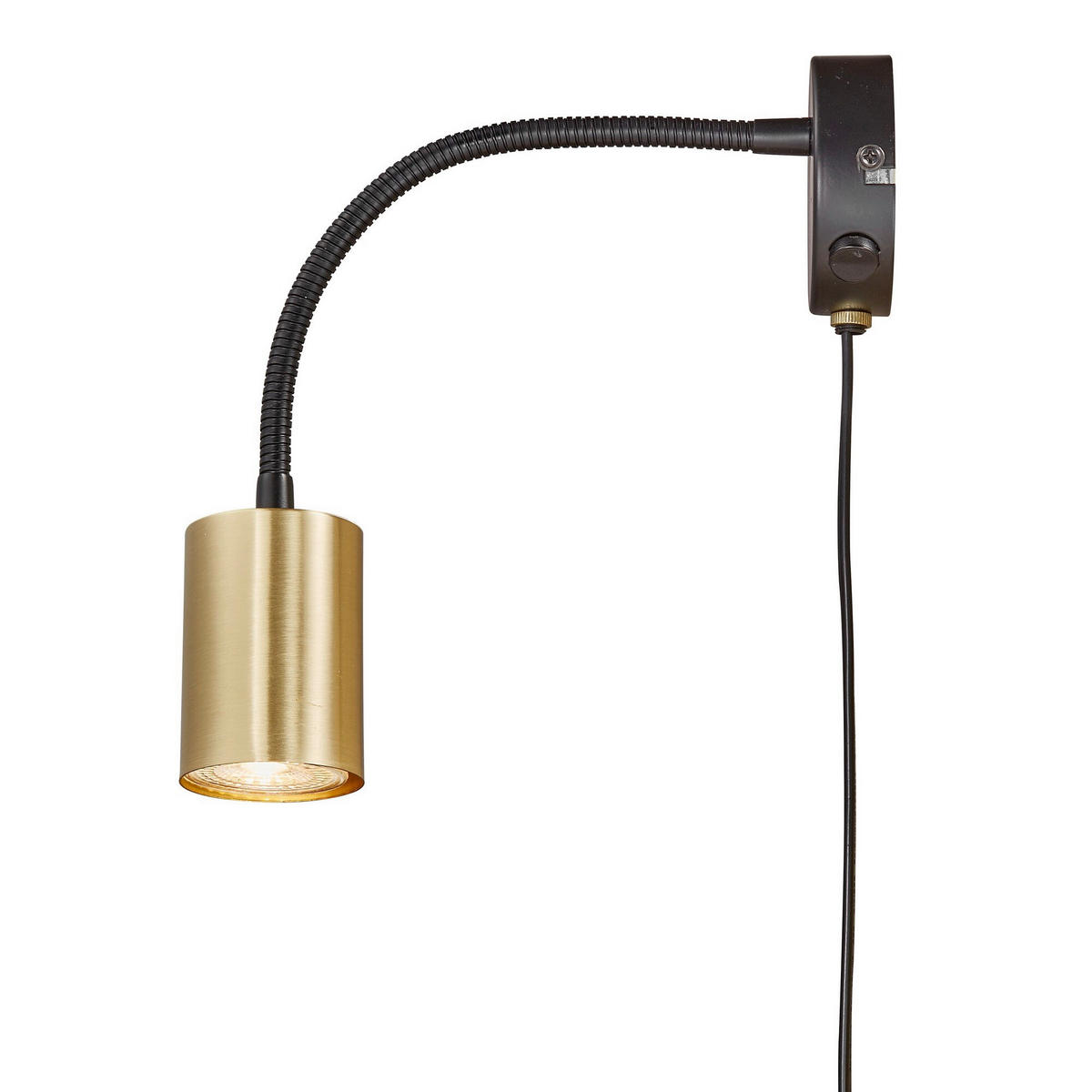 WANDLEUCHTE Explore 8/8/35.5 cm  - Messingfarben, Design, Metall (8/8/35.5cm) - Nordlux
