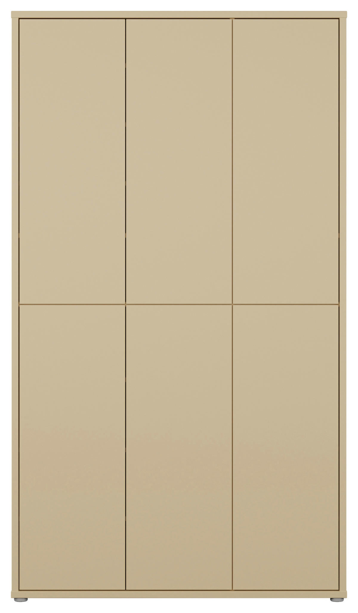SCHUHSCHRANK  in 109,2/191,9/34,9 cm  - Hellgelb/Grau, MODERN, Holzwerkstoff/Kunststoff (109,2/191,9/34,9cm) - Carryhome