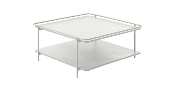 COUCHTISCH - Creme, Basics, Metall (75/75/34,3cm) - Xora