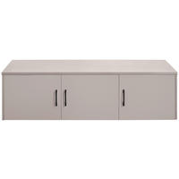 SZEKRÉNYRÁTÉT  - kasmírszínű/fekete, Basics, faalapú anyag/fém (157/43/54cm) - Xora