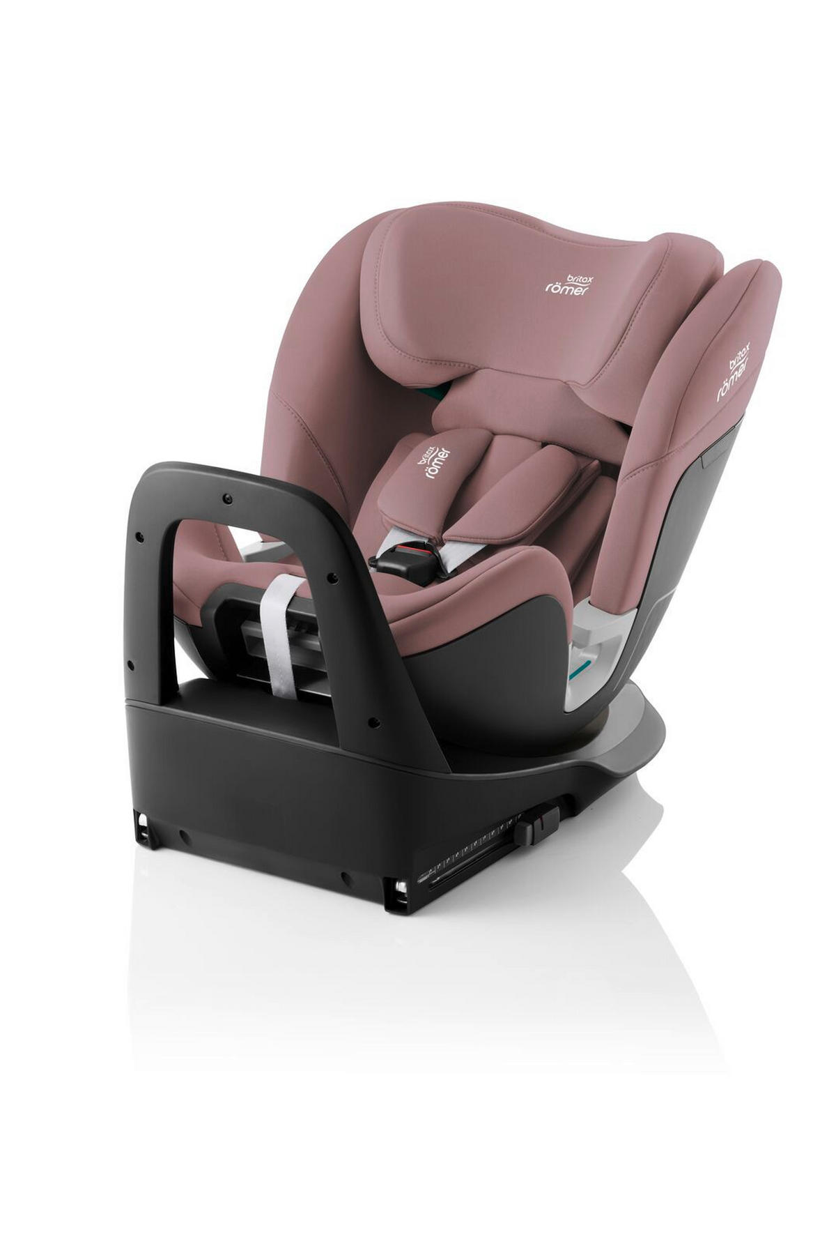 REBOARDER-KINDERSITZ Swivel  - Hellrosa/Schwarz, Basics, Kunststoff/Textil (56cm) - Britax Römer