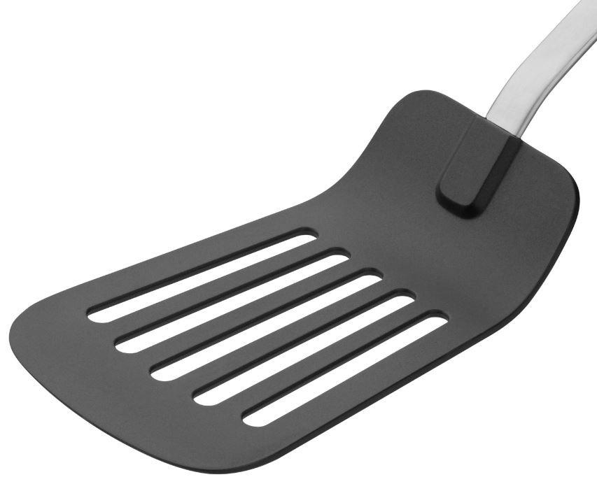 PFANNENWENDER  - Schwarz, Basics, Kunststoff/Metall (35cm) - Silit