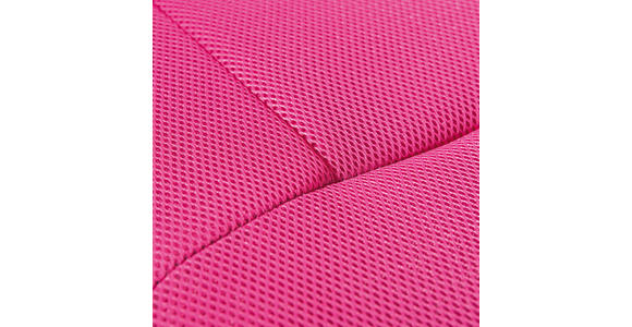 JUGENDDREHSTUHL Netz Pink  - Chromfarben/Pink, Design, Kunststoff/Textil (43/88-98/56cm) - Carryhome