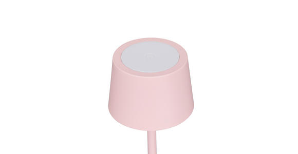 AKKU-TISCHLEUCHTE 9/22 cm  - Rosa, Basics, Metall (9/22cm) - Novel