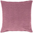 KISSENHÜLLE WAVE VELVET 50/50 cm  - Mauve, Basics, Textil (50/50cm) - Novel