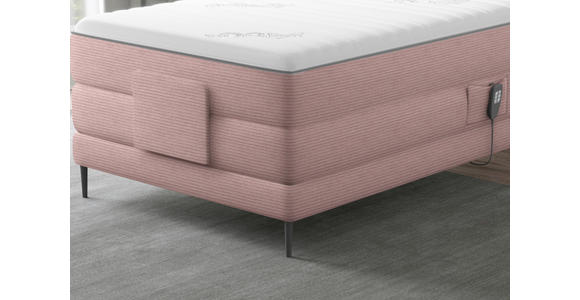 BOXSPRINGBETT 100/200 cm  in Mauve  - Mauve/Schwarz, Natur, Textil/Metall (100/200cm) - Esposa