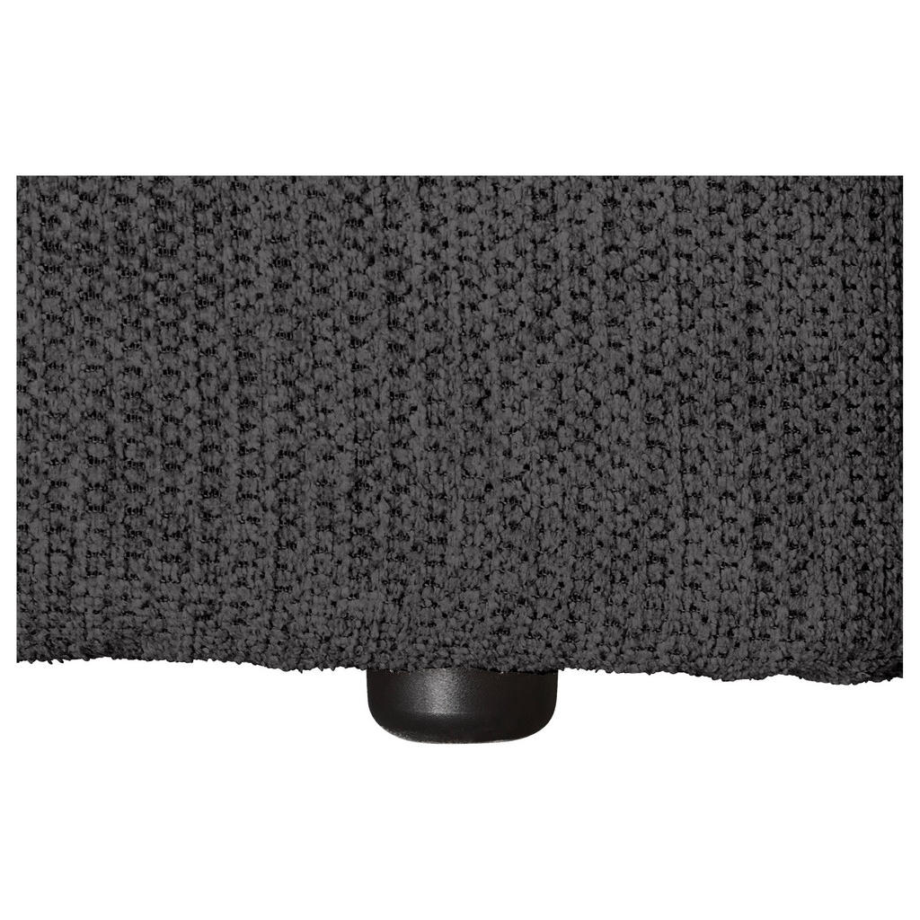Thumbnail - Carryhome Schlafsofa, Schwarz, Textil, 3-Sitzer, Füllung: Polyester, 224x90x107 cm, Stoffauswahl, Liegefunktion, Rücken ...