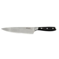 CHEFMESSER 34 cm  - Edelstahlfarben/Dunkelbraun, KONVENTIONELL, Holzwerkstoff/Metall (34cm) - Homeware Profession.