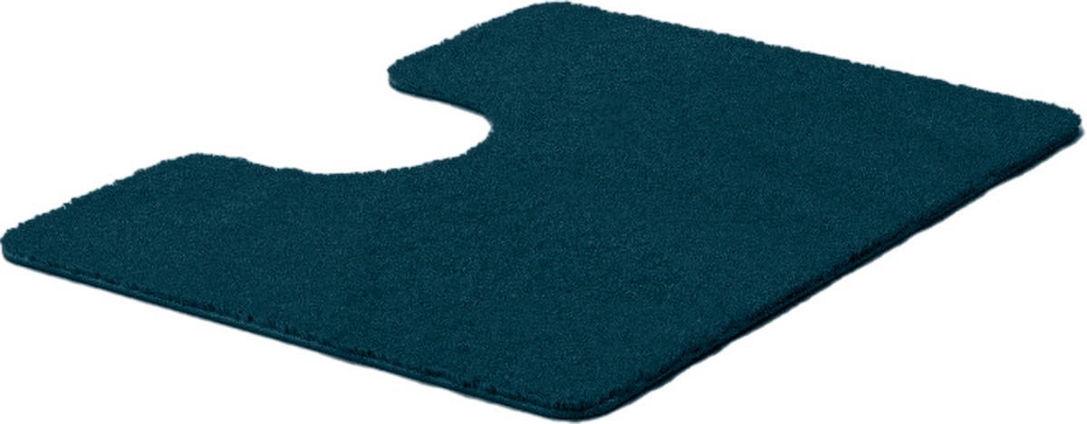WC-VORLEGER Schwarz 50/60 cm  - Schwarz, Basics, Kunststoff/Textil (50/60cm) - Grund