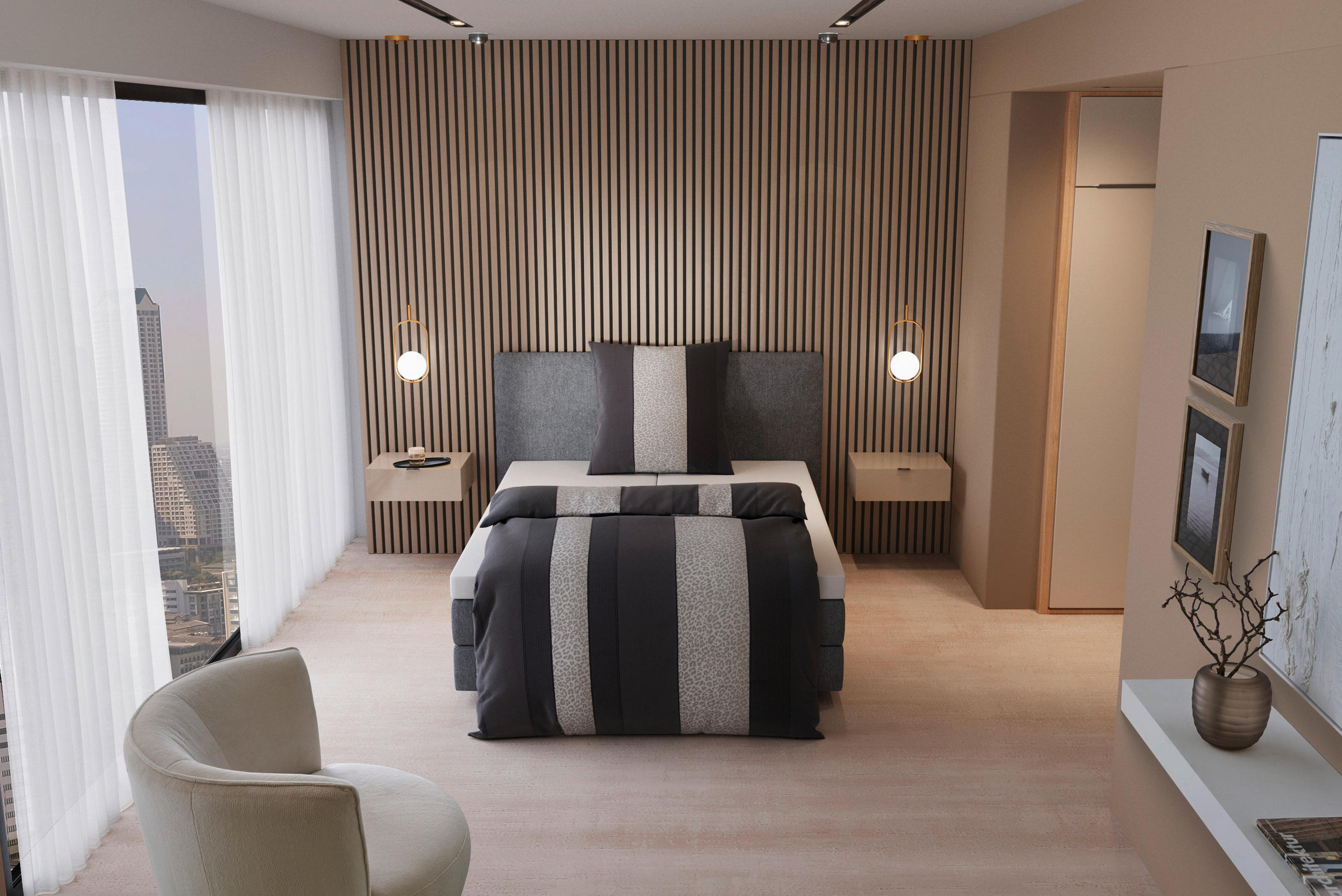 BETTWÄSCHE Satin 135/200 cm  - Anthrazit, Textil (135/200cm) - Dieter Knoll