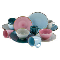 KOMBISERVICE 16-teilig  - Multicolor, Trend, Stein (33,5/27,5/35cm) - Creatable