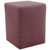 HOCKER Webstoff Beere  - Beere/Silberfarben, Design, Kunststoff/Textil (38/47/38cm) - LOOKS by W.Joop