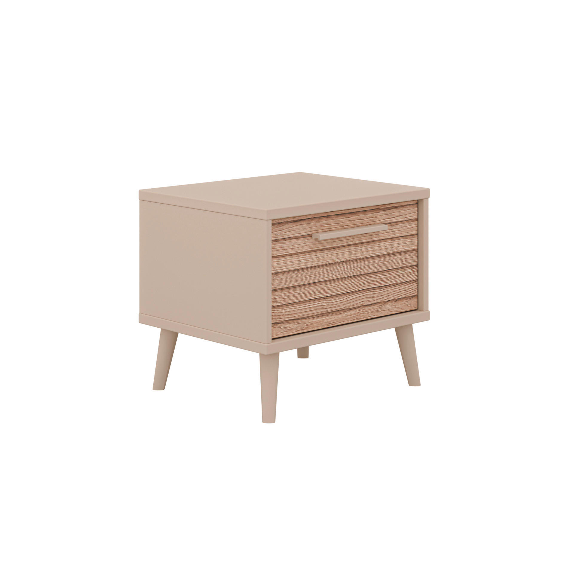 NACHTTISCH 48,4/42,9/41,1 cm - Beige, Basics, Holzwerkstoff (48,4/42,9/41,1cm) - Paidi